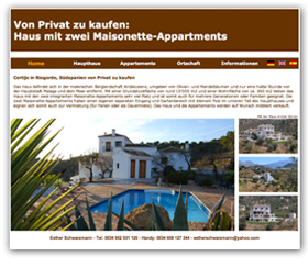 WebDesign - Webgestaltung Homeandalucia.com WebDesign Homeandalucia.com